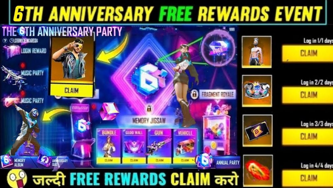 Free Fire: 6th Anniversary